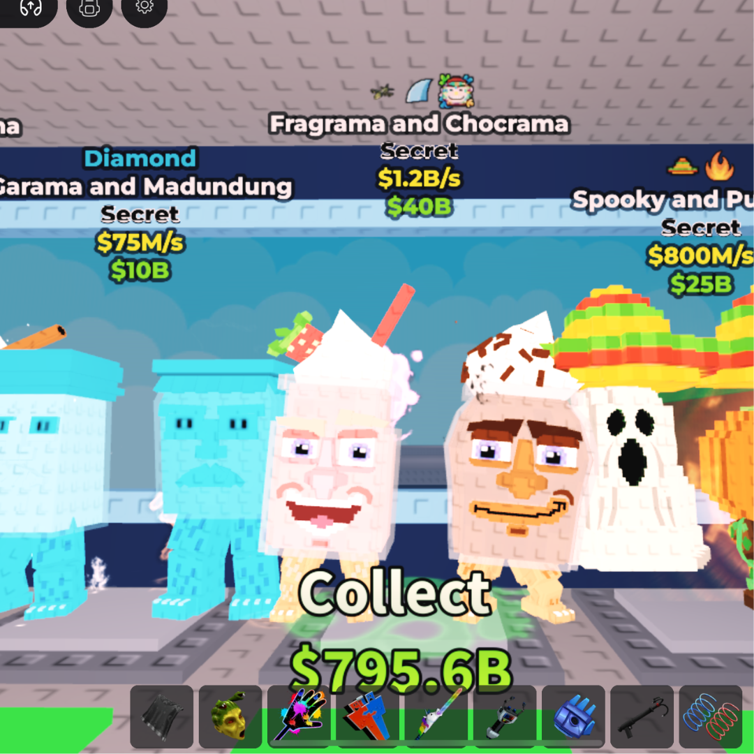 Fragrama and Chocrama 1.2B/s(Explosive, Shark fin, Paint) | Secret Brainrots | Steal a Brainrot