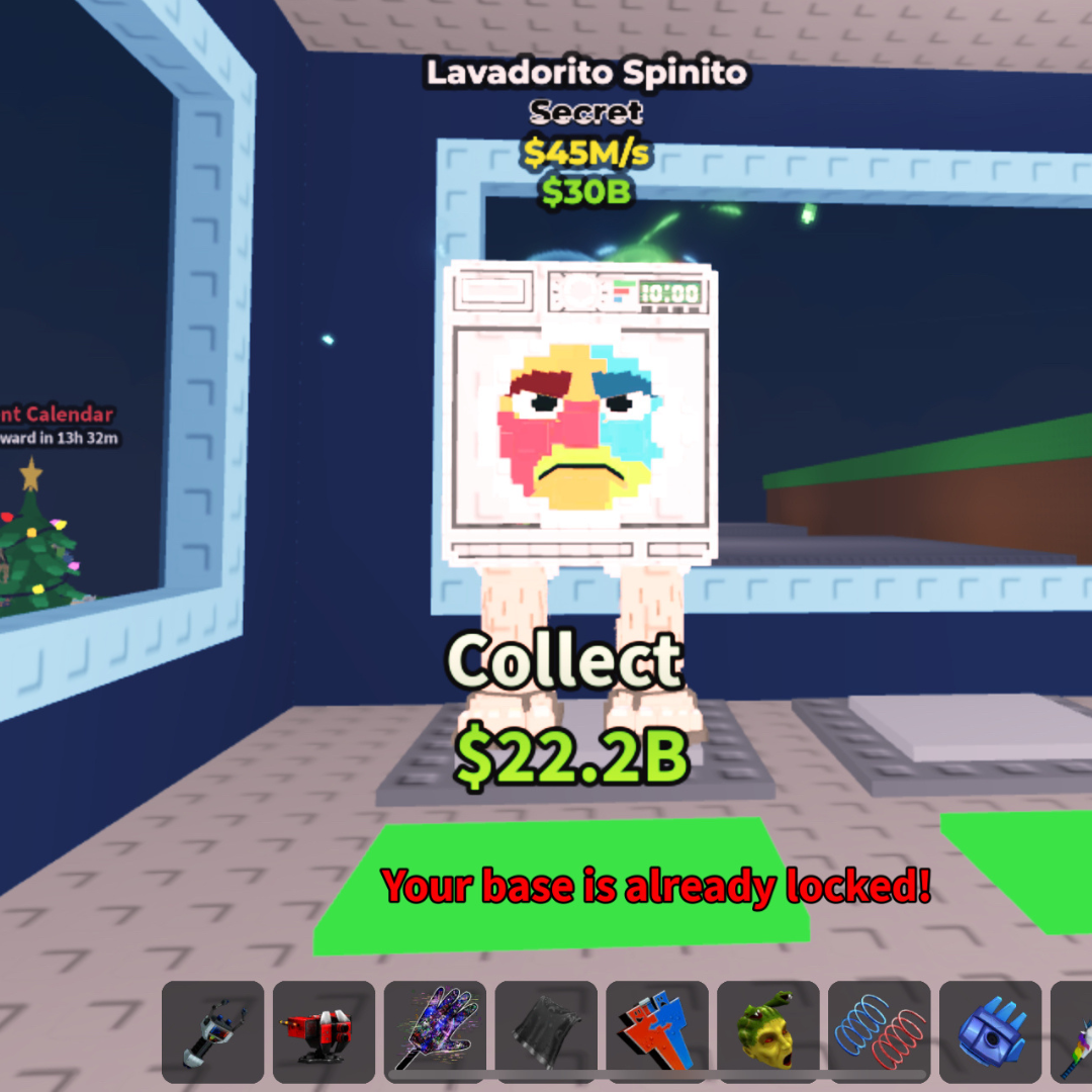 Lavadorito Spinito 45M/s (Secret)- Steal a Brainrot