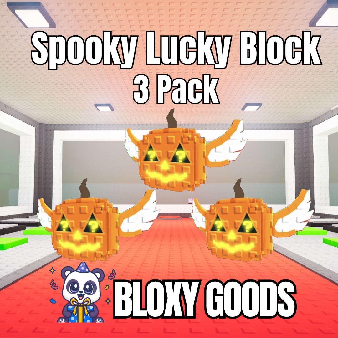 Spooky Lucky Block 3 PACK