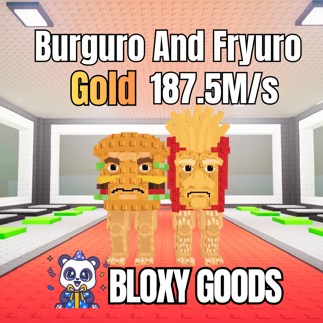 Burguro and Fryuro GOLD 187.5M/s | Secret Brainrots