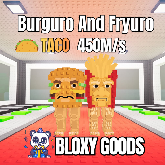 Burguro and Fryuro 450M/s (TACO) (Secret) | Secret Brainrots