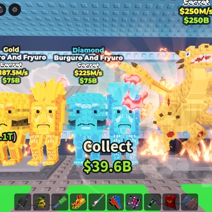 Burguro and Fryuro DIAMOND 225M/s | Secret Brainrots