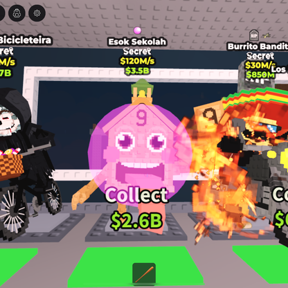 Esok Sekolah (Bubblegum) 120M/s | Secret Brainrots