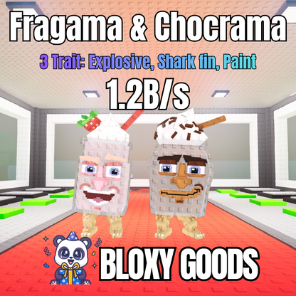 Fragrama and Chocrama 1.2B/s(Explosive, Shark fin, Paint) | Secret Brainrots | Steal a Brainrot