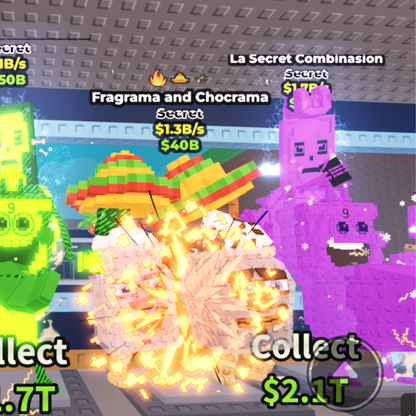 Fragrama and Chocrama 1.3B/s(Explosive, Fire, Sombrero)| Secret Brainrots | Steal a Brainrot