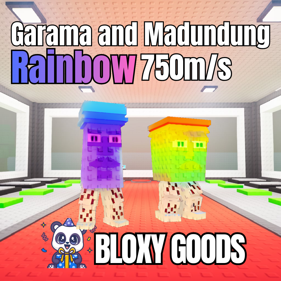 Garama and Madundung Rainbow (Paint) 750M/s- Steal a Brainrot