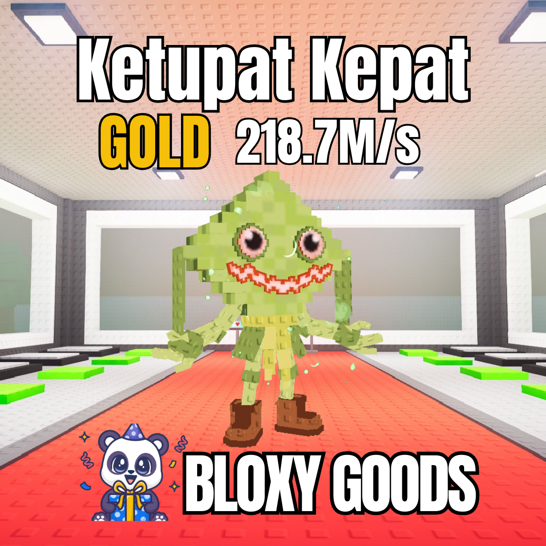 Ketupat Kepat GOLD (Nyan) 218.7M/s- Steal a Brainrot