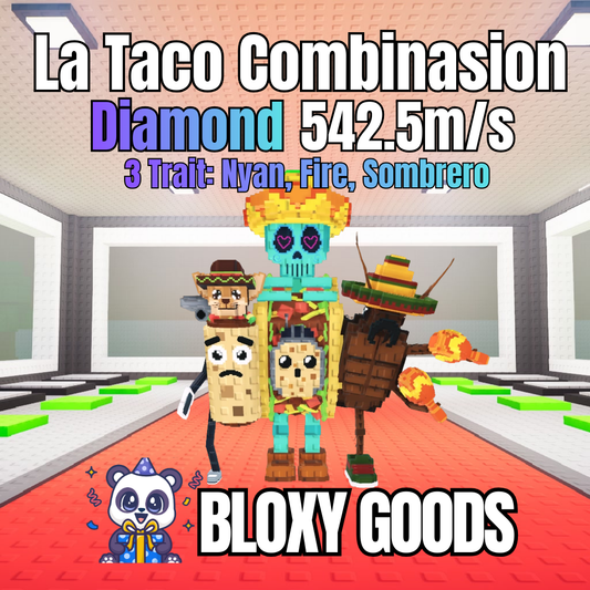 La Taco Combinasion Diamond (Nyan, Fire, Sombrero) 542.5M/s | Secret Brainrots