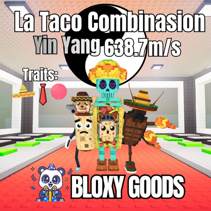 La Taco Combinasion YIN YANG (Sombrero, Tie, Bubble Gum)  638.7M/s | Secret Brainrots