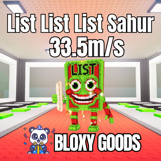List List List Sahur 2M/s | Secret Brainrots