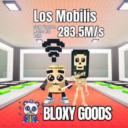 Los Mobilis (Jack O'Lantern, Matteo Hat, Paint) 283.5M/s | Secret Brainrots