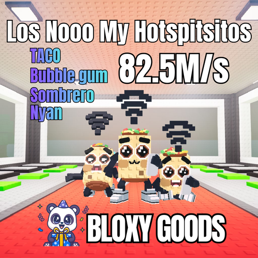 Los Nooo My Hotspitsitos (TACO, BUBBLEGUM, SOMBRERO, NYAN) 82.5M/s | Secret Brainrots