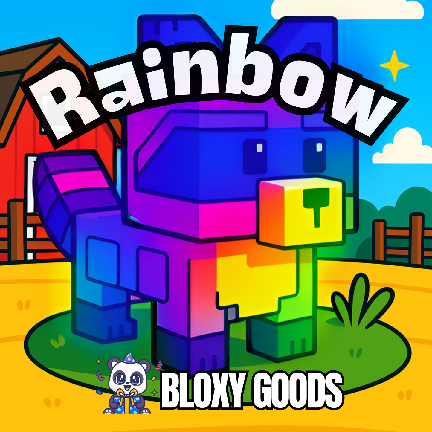 Rainbow Raccoon- Max Age 100