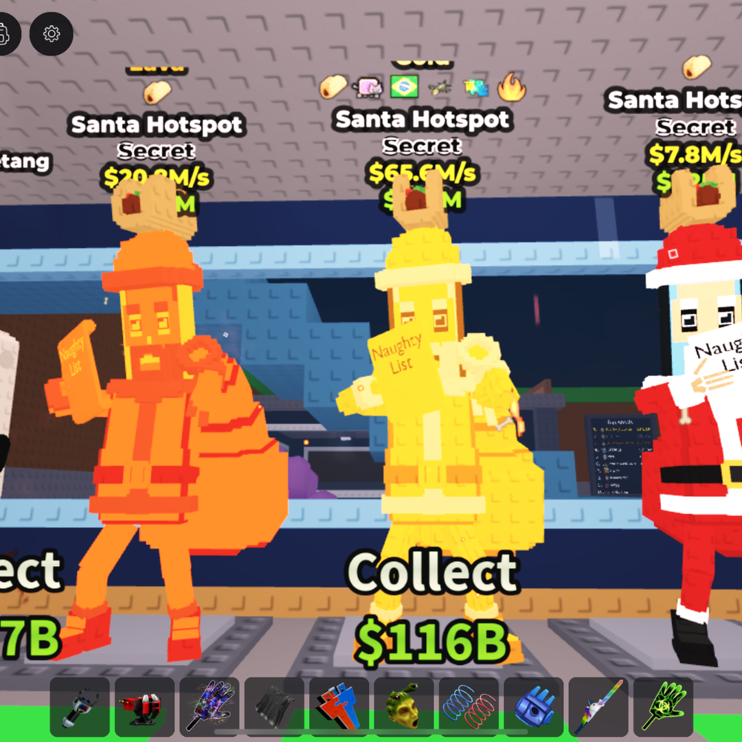 Santa Hotspot GOLD (Taco, Nyan, Brazil, Explosive, Glitched, Fire ) 65.6M/s | Secret Brainrots