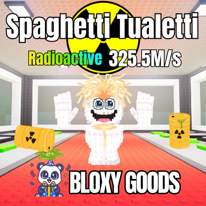 Spaghetti Tualetti Radioactive 510m/s- Steal a Brainrot | Fast Delivery | Cheap