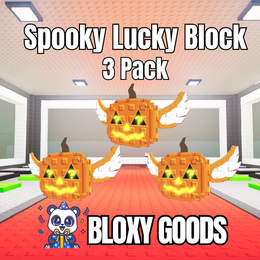 Spooky Lucky Block 3 PACK